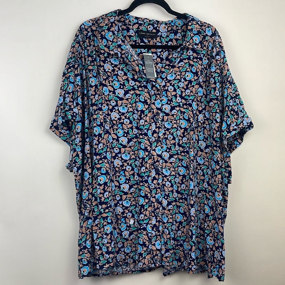 Lane Bryant Floral Blouse Size 26